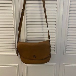 Tory Burch Brown Leather Crossbody
